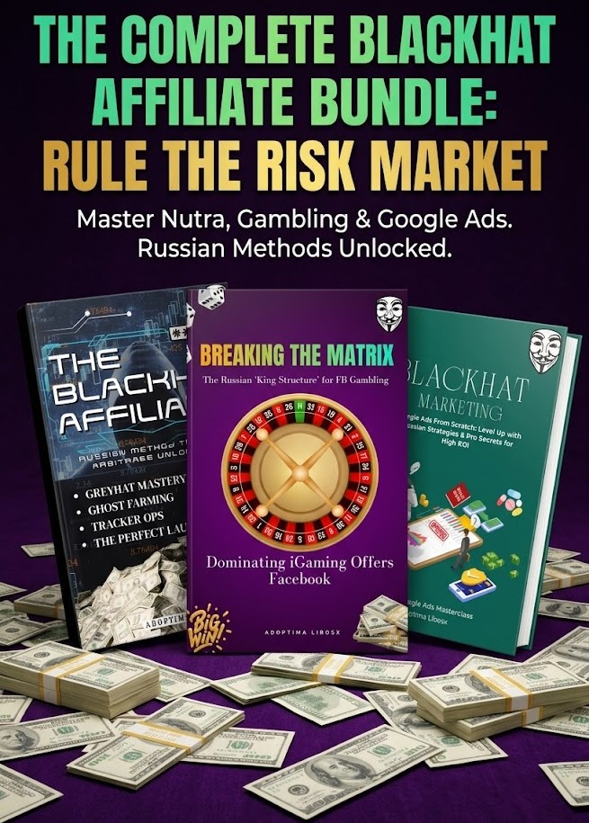 Blackhat Affiliate Trilogy — 3 Book Bundle
